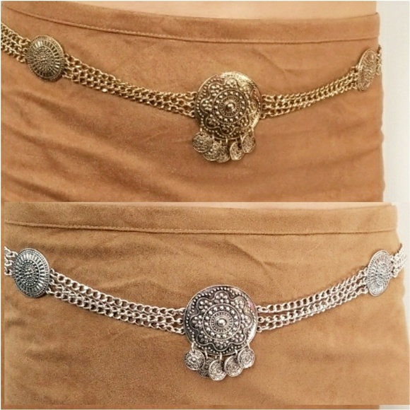 . Accessories - Chain Belt GOLD TONED BELLY CHAIN / BELT